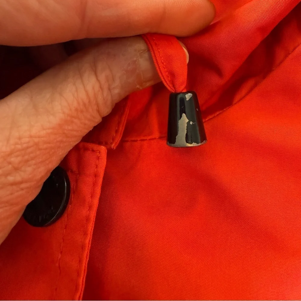 Michael Kors Vibrant Red Utility Jacket, Size S